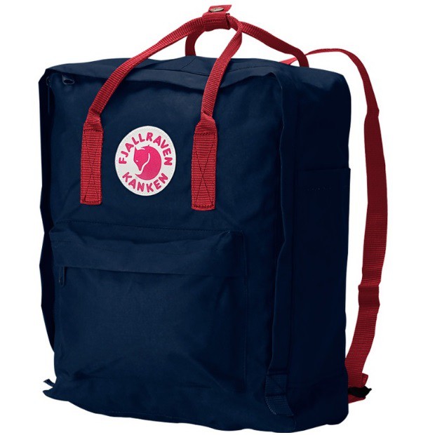 Fjallraven kanken store blue red