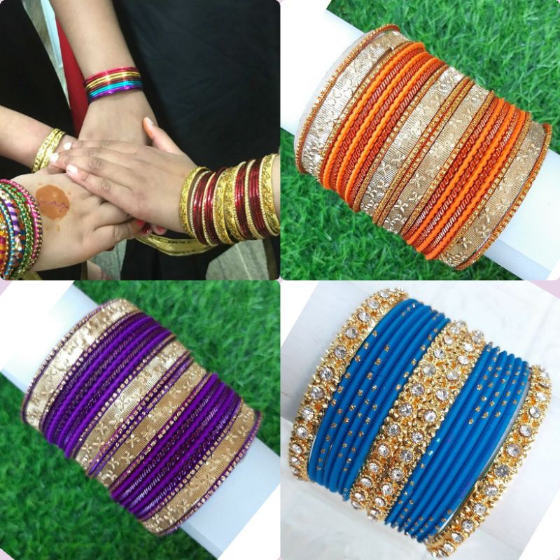 Colorful Metal Bangles - Size 2-10(Both Hand) | Shopee Malaysia