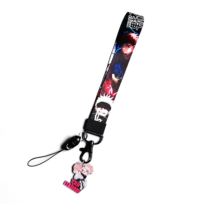 🔥 Ready Stock 🔥Anime Jujutsu Kaisen Lanyard with character pendant neck ...