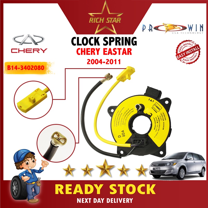 CHERY(A)EASTAR B14-3402080 AIRBAG SPIRAL CABLE/CLOCK SPRING 】 | Shopee ...
