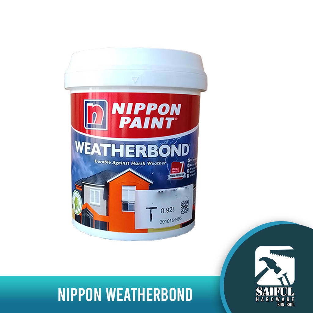 NIPPON PAINT WEATHERBOND (1 LITRE) | Shopee Malaysia