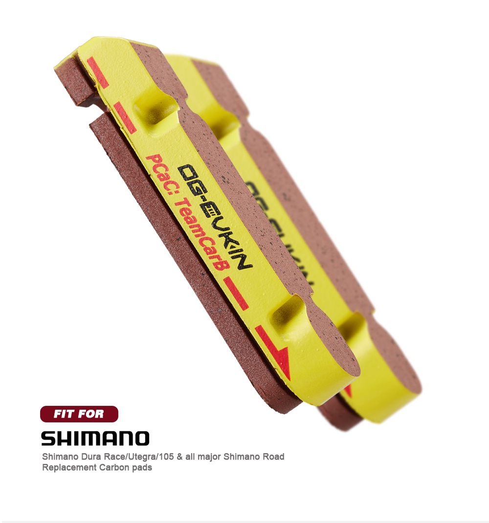 OG-EVKIN V-Brake Carbon Bike Rim Wheelset Pads Fit for Shimano SRAM and ...