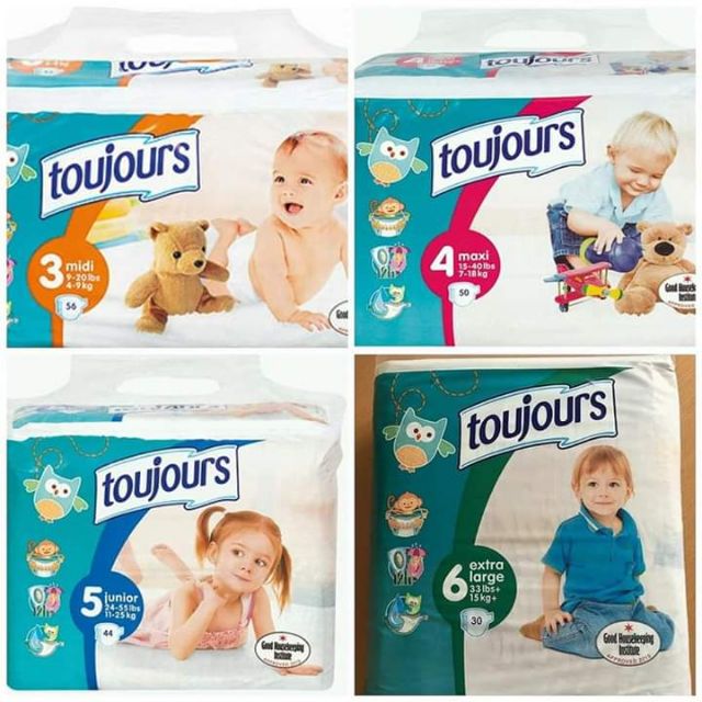 Toujours diapers clearance