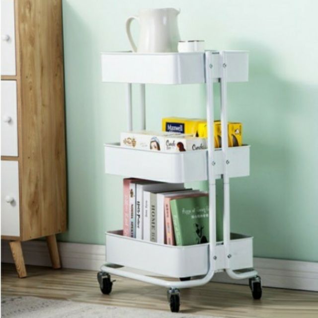 Multi-Function Trolley Cart,3 Tier Rolling Lab Cart Jamaica