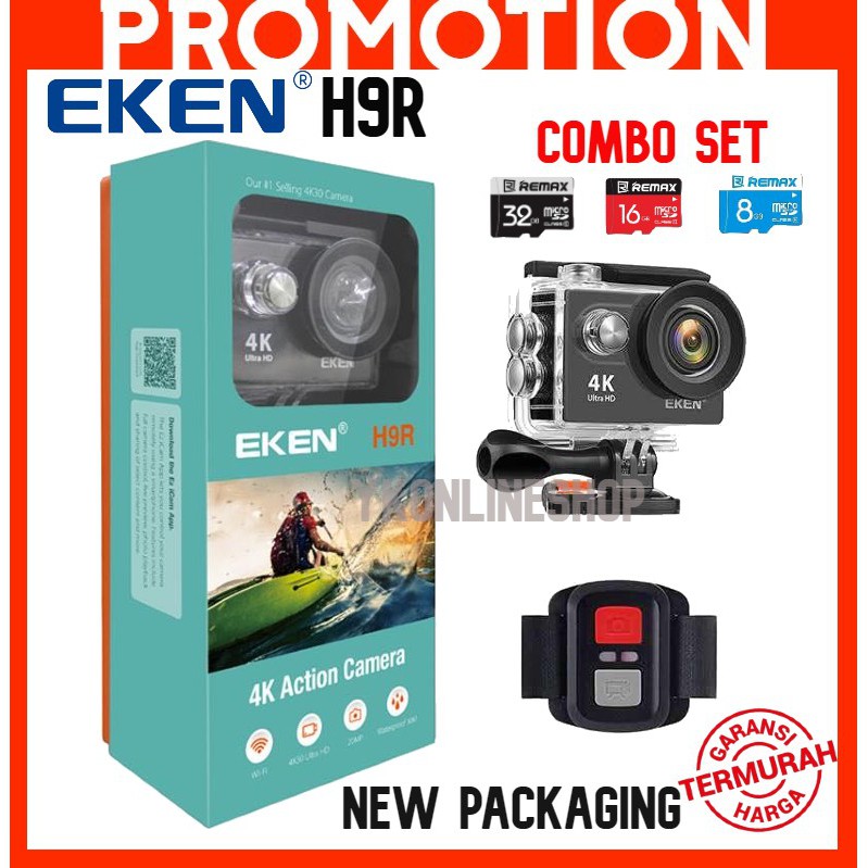 EKEN H9R Ultra HD 4K Waterproof Action Camera Shopee Malaysia
