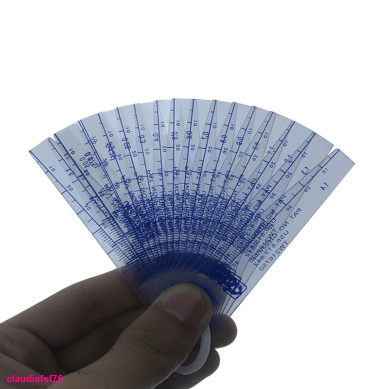 Uxcell Feeler Gauge 0.05-1.0mm 15 Blades Spring Steel Thickness Gauge - View #11
