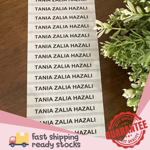 Transparent Sticker Name / Book Sticker / Waterproof Sticker / Sticker ...