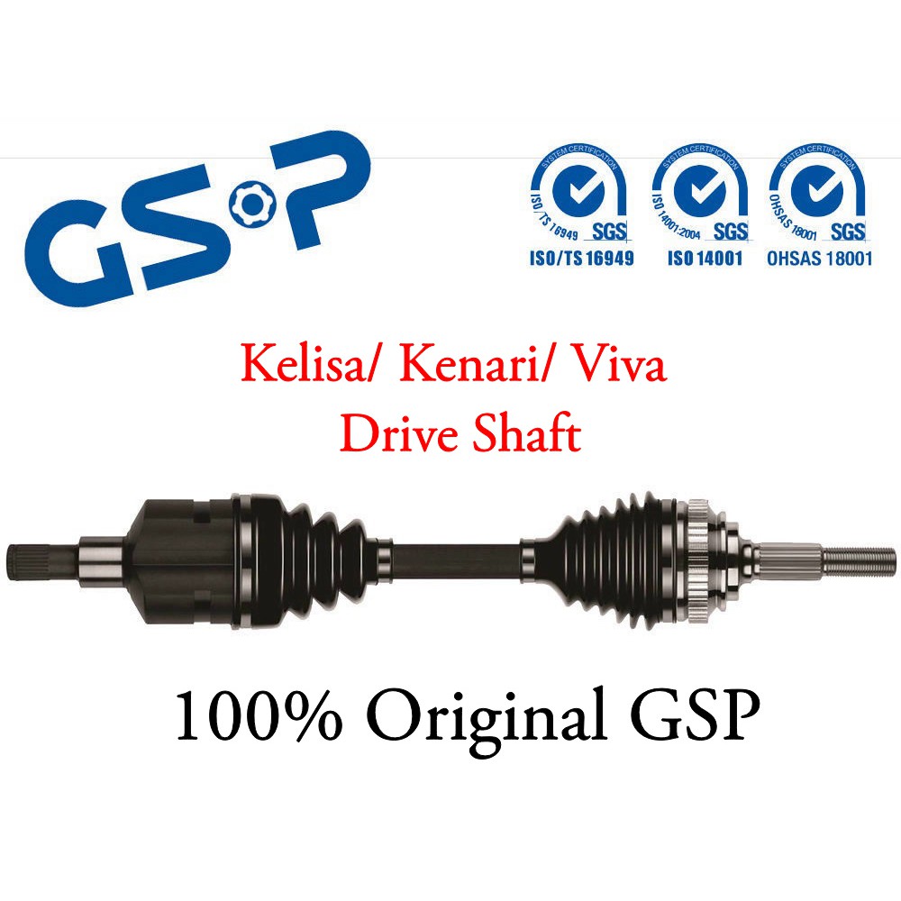 Kelisa Kenari Viva Drive Shaft GSP Original Shopee Malaysia