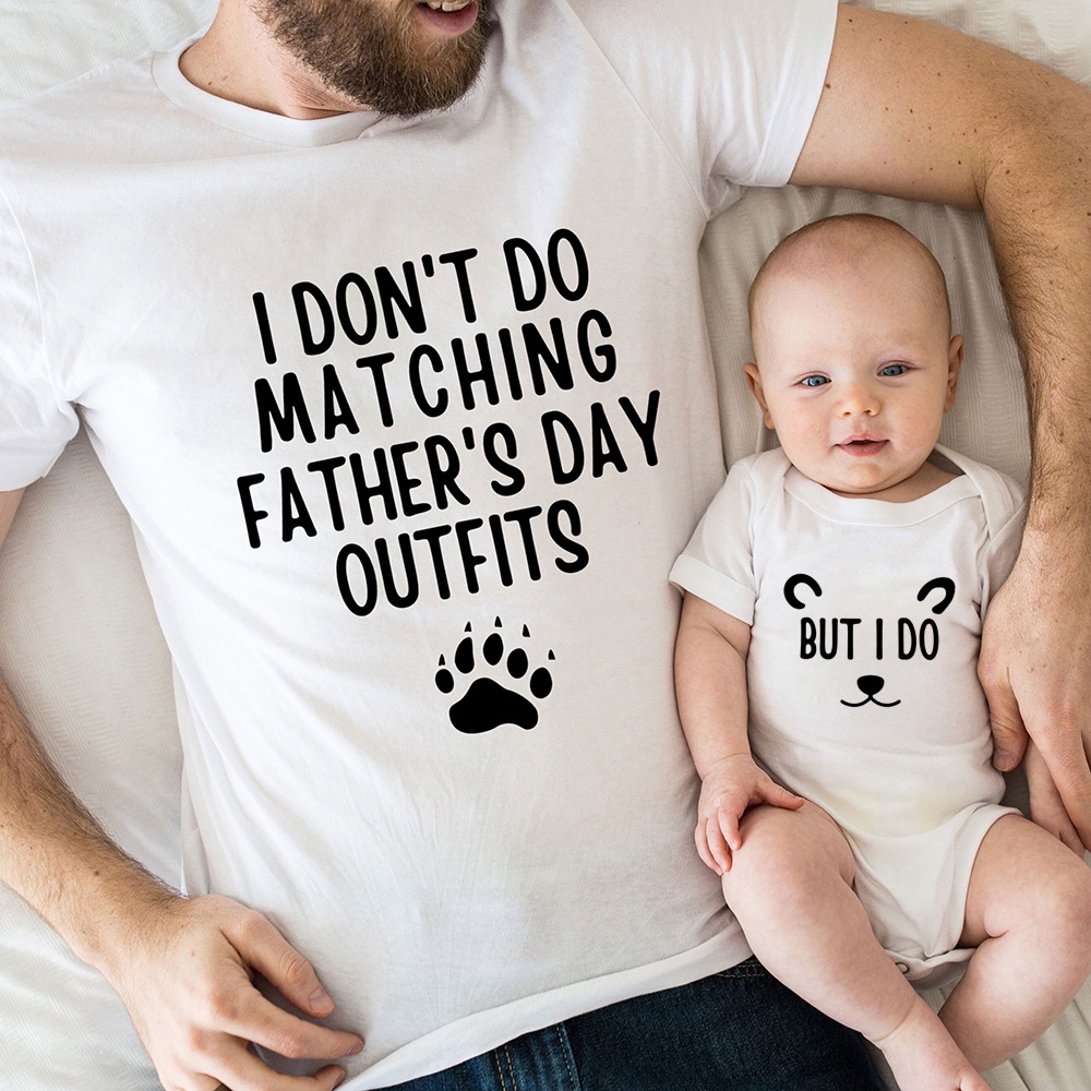 Dad and Baby Matching Shirt Father Son Matching Shirt Father's Day — free download