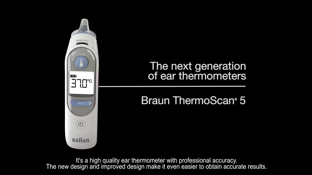 (Original) Braun Thermoscan 5 IRT 6510 Infrared Ear Thermometer (2