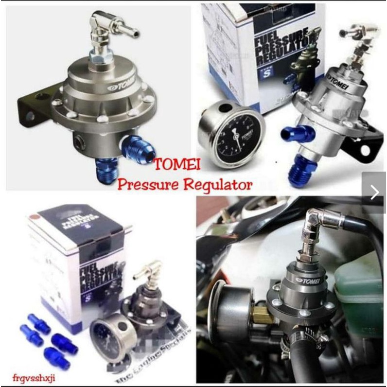 TOMEI Fuel Regulator FPR Type S with oil meter 1 set fuel adaptor campro mitshubishi proton wira