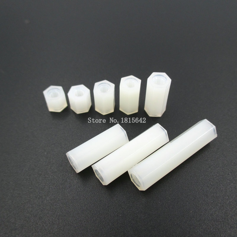 20/50/100pcs Brass M3 Hex Column Standoff Support Spacer Screw Nut for
