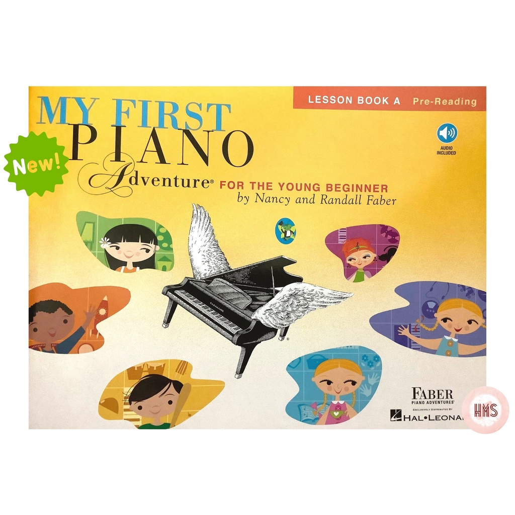 Faber My First Piano Adventure Lesson Book A (Audio Included) | Shopee ...