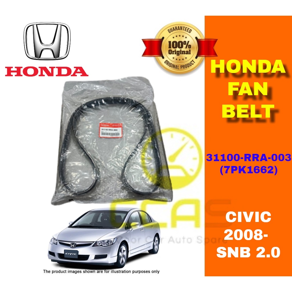 ( 100% ORIGINAL HONDA ) FAN BELT SNA FD FD2 SNA SNB 2.0 2006>2009 ...