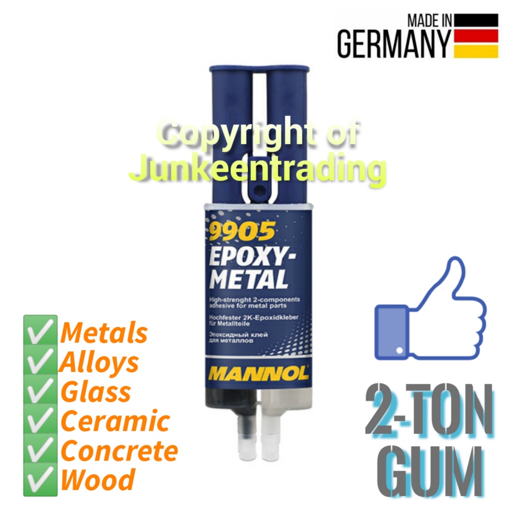 MANNOL 9905 Epoxy Metal High Strength 2-Component Adhesive (30g) | 2ton ...