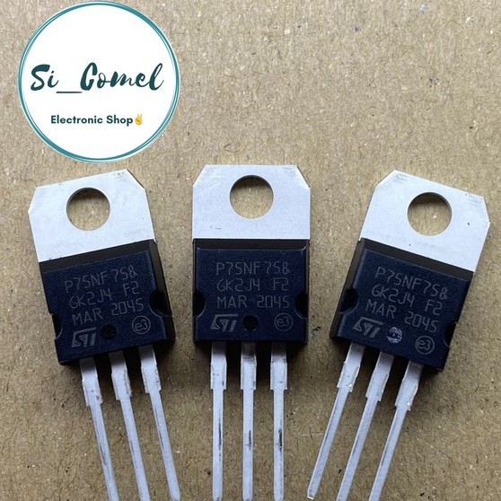 🔥READY STOCK🔥🇲🇾 Original P75NF75 STP75NF75 75NF75 80A 75V TO-220 Ic ...