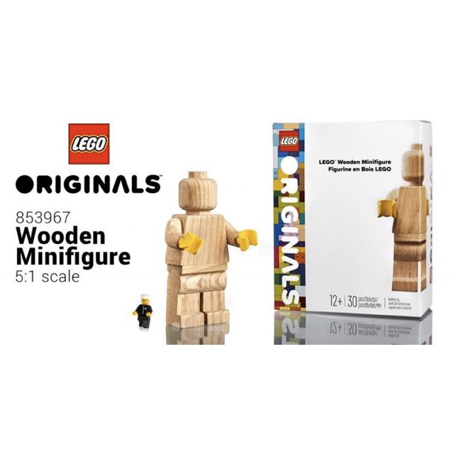 Lego Original Exclusive Wooden Minifigure 853967 | Shopee Malaysia