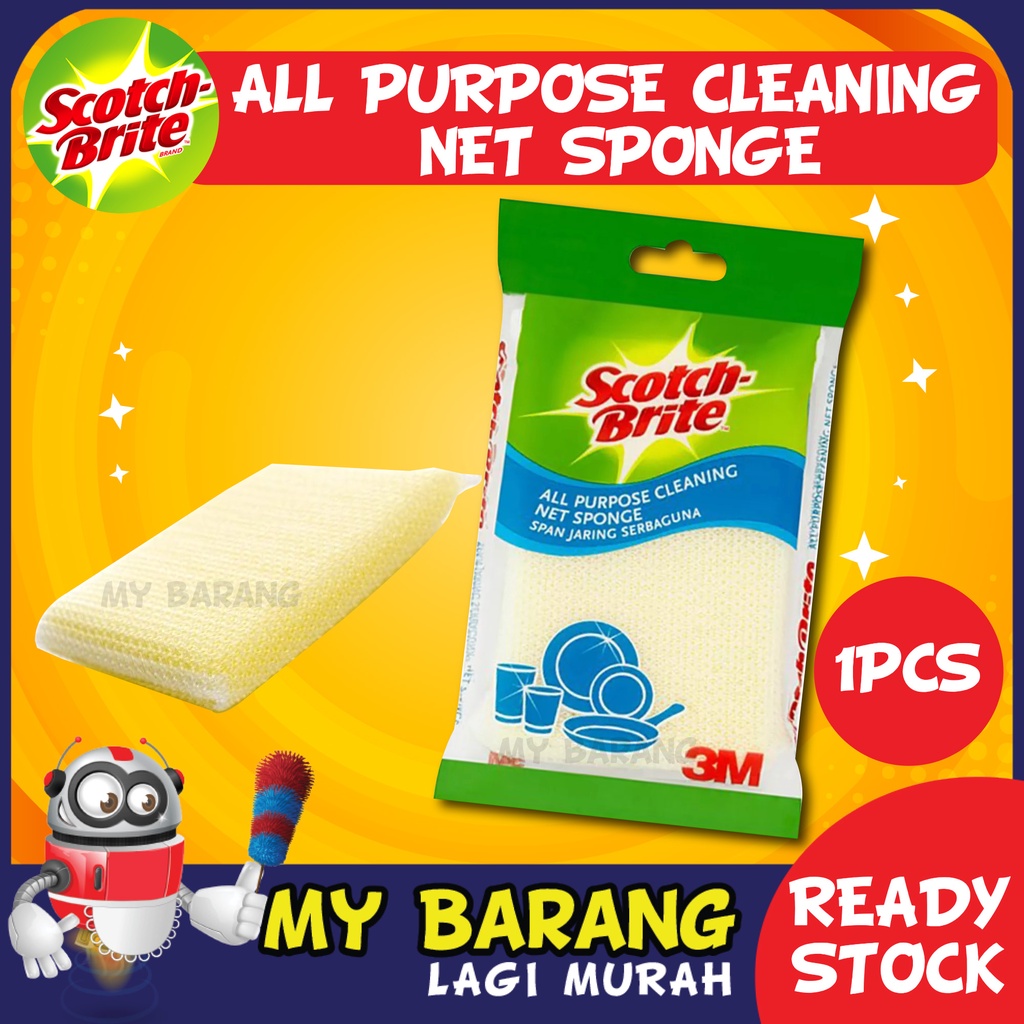 Scotch-Brite All Purpose Net Sponge - Households