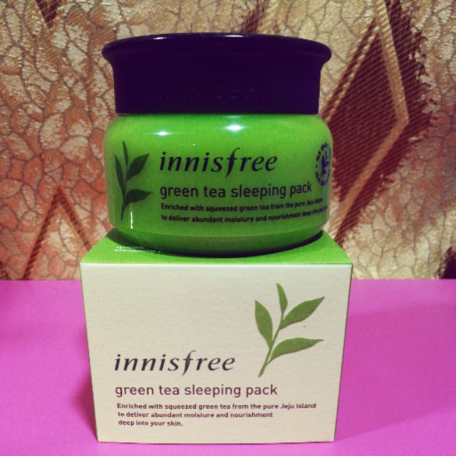Innisfree Green Tea Sleeping Pack Shopee Malaysia