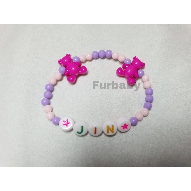 BTS Handmade DIY Jewelry Making Accessories Purple You Army Suga Jin RM ...