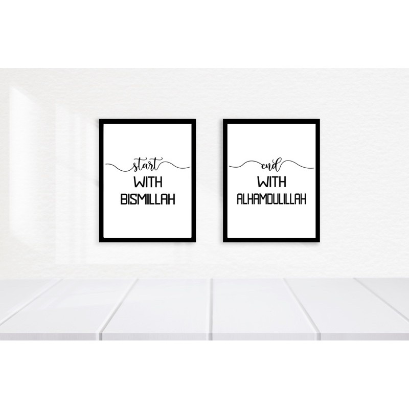 Ikea FISKBO A4 frame white 21x30cm - set of 4