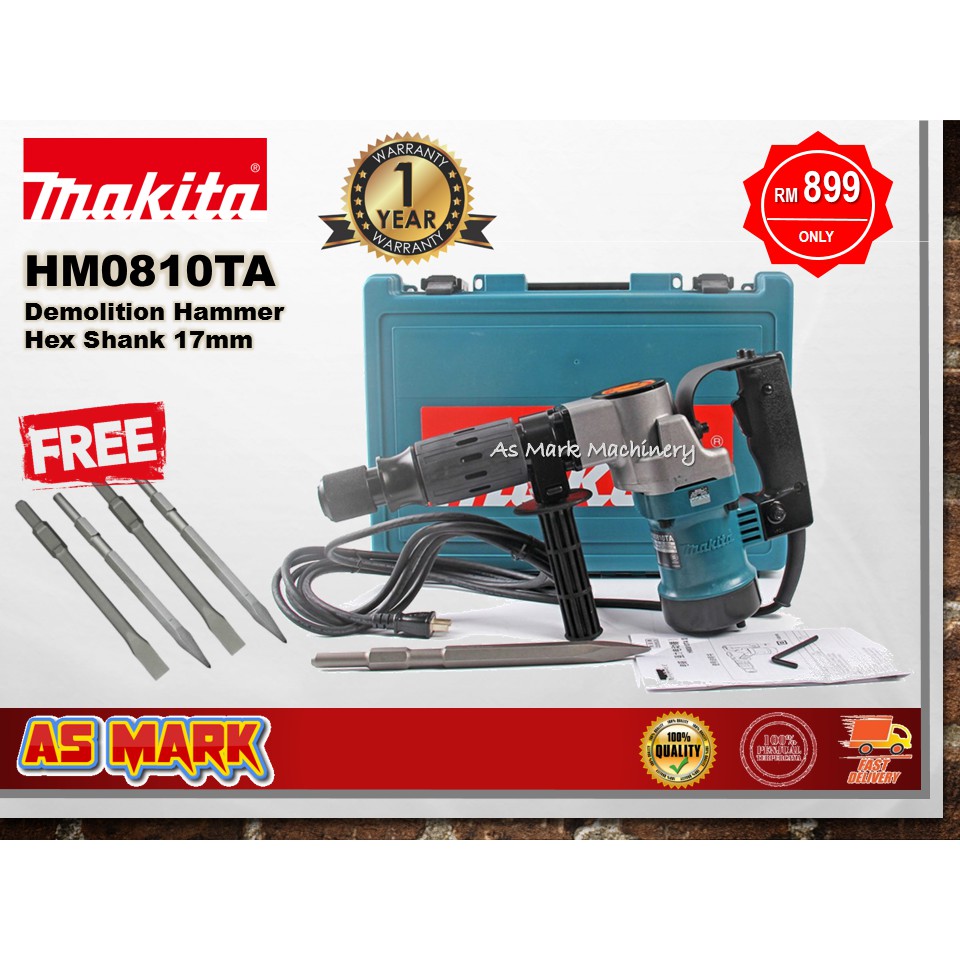 Makita HM0810TA Demolition Hammer Shopee Malaysia