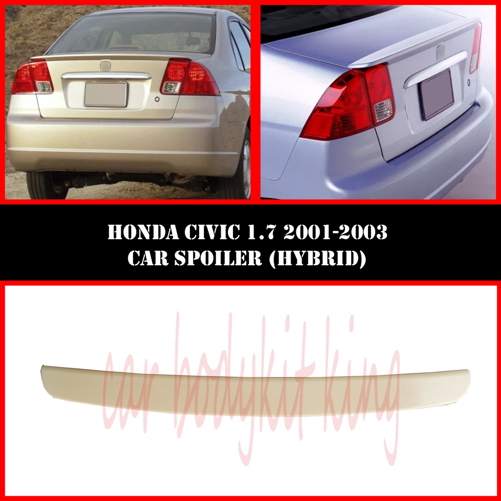 HONDA CIVIC ES 1.7 RX2 2001-2003 OE REAR TRUNK SPOILER LIP ABS SKIRT ...