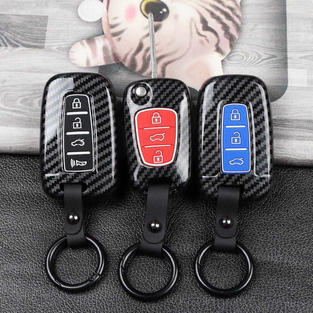 Cover Shell Key Fob Case Remote Control 3 Buttons For HYUNDAI I20 I30 IX20 IX35 Tucson Santafe (3 Buttons