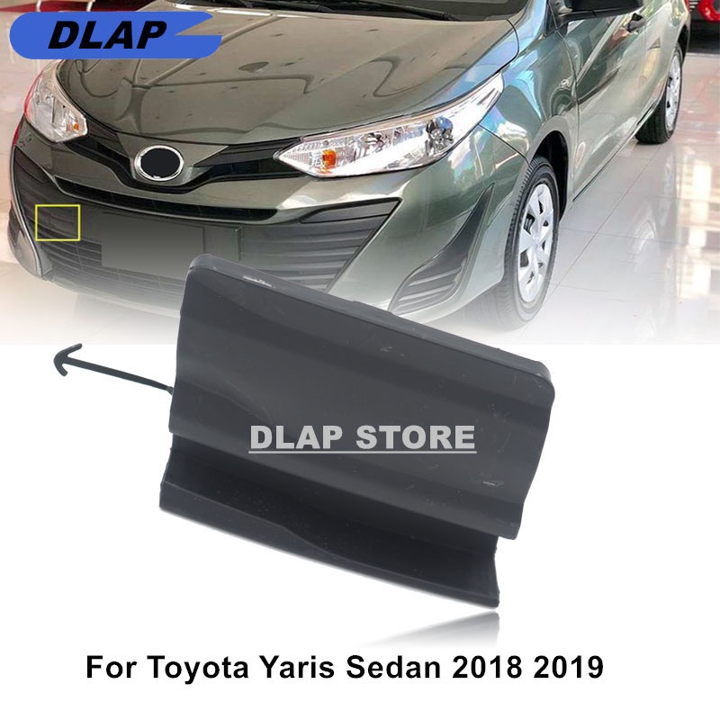Front Bumper Towing Hook Trim Cover Lid For Toyota Yaris Sedan 2018