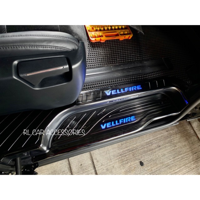 Toyota alphard Vellfire ANH20 AGH30 Ah40 foot door side step led scuff ...