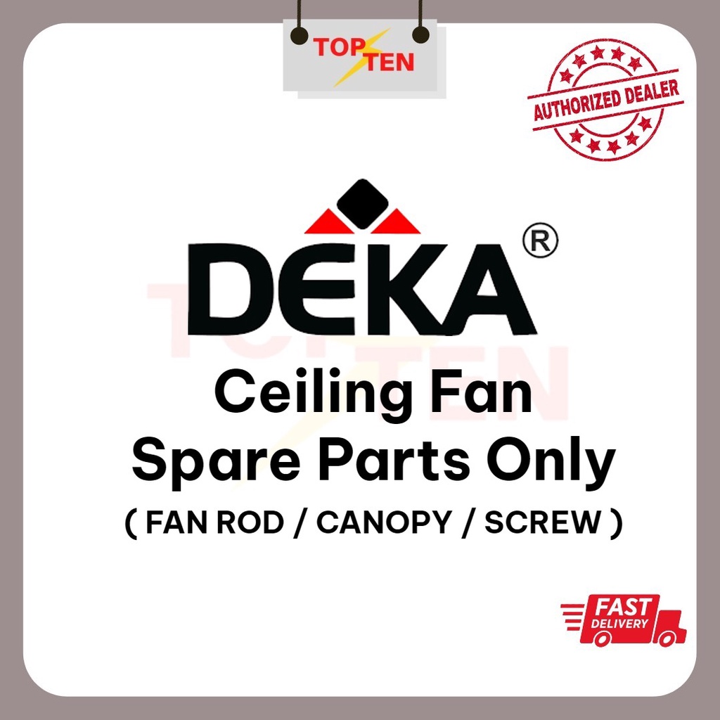 Deka Ceiling Fan Accessories Spare Part for Deka Brand Ceiling Fan Wall