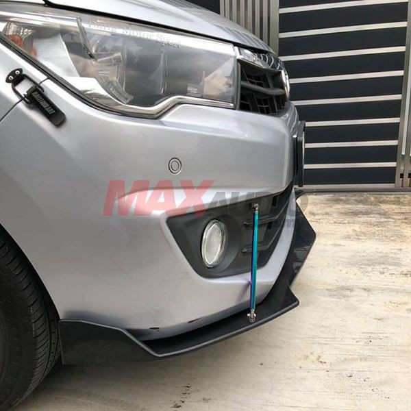 SAMURAILIPS Universal FRONT BUMPER DIFFUSER Lip Can Fit All Car SKirt