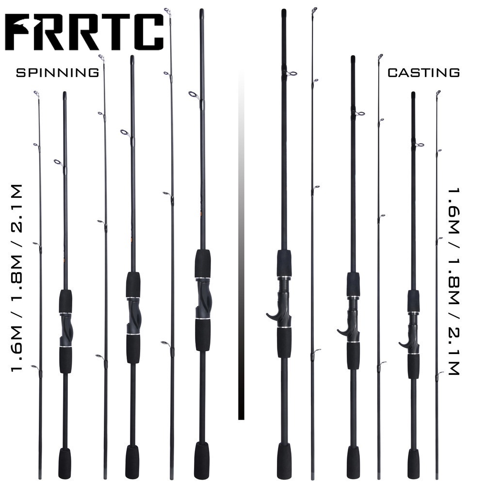 FRRTC Fishing Rod Carbon Fiber 1.6m 1.8m 2.1m UL Power Ultra Light
