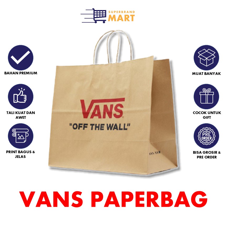 Paper bag vans sale