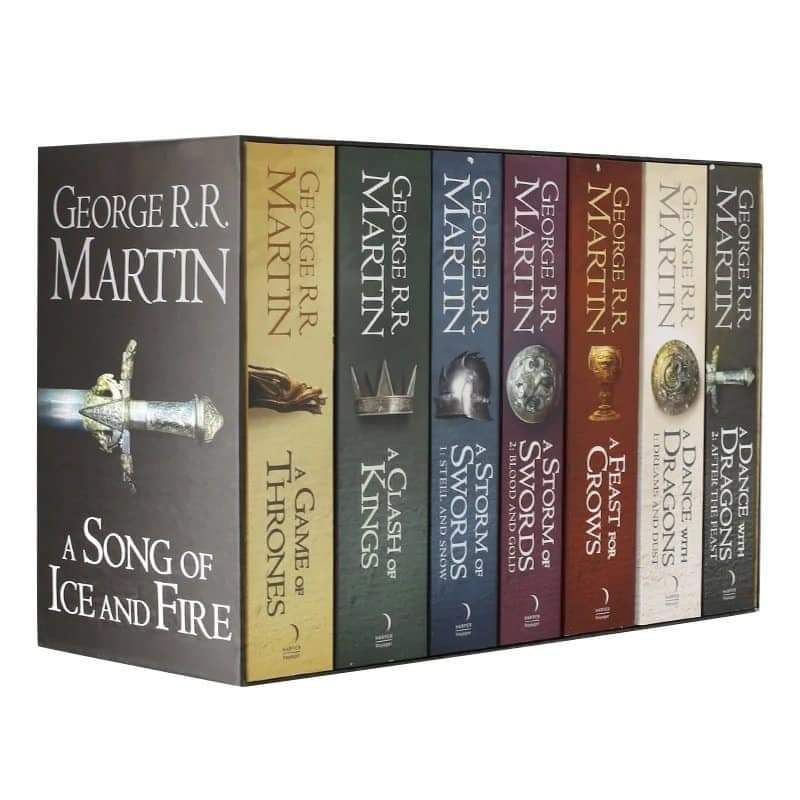 Genuine A Song of Ice and Fire Box Set 7 Books | Shopee Malaysia