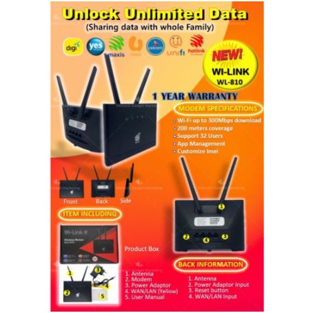 🔥[HOT SALE]🔥 2021 New Modified Modem 4G CP101+/RS980/RS850mini/B310 ...