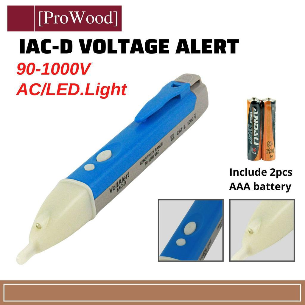 Voltage Tester Led Non Contact 90-1000V AC Check Cable Socket Plug ...