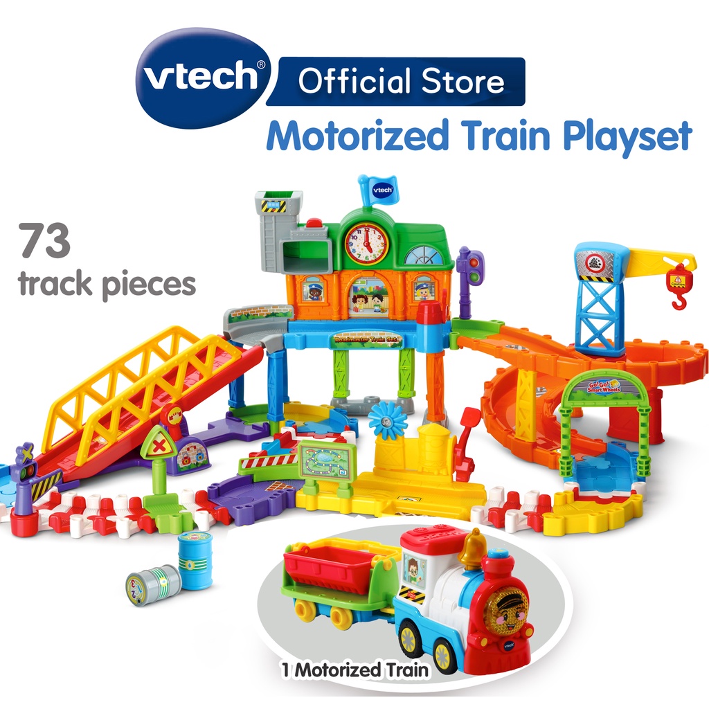 Vtech choo best sale choo train playset