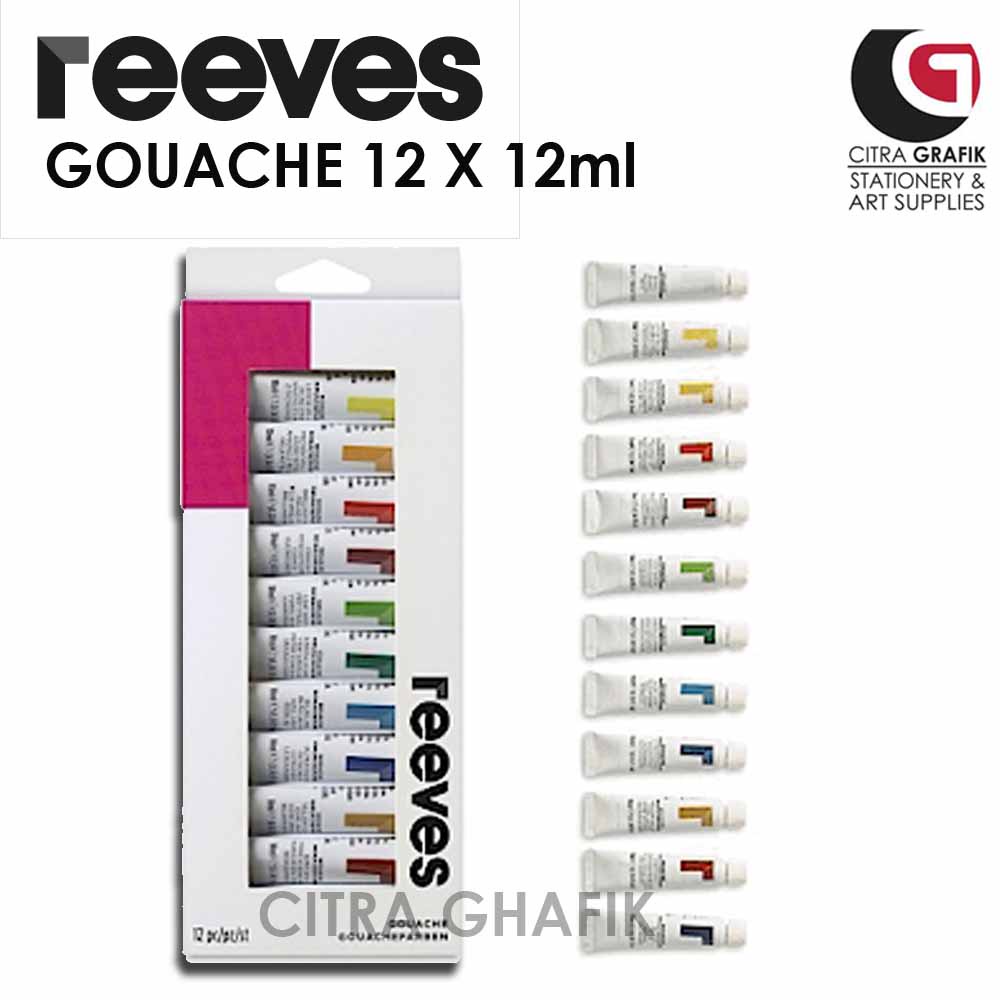 Reeves Paint Set - Gouache 12 x 12ml