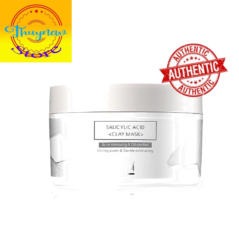 Salicylic ACID Clay Mask cleans the skin Lucenbase | Shopee Malaysia