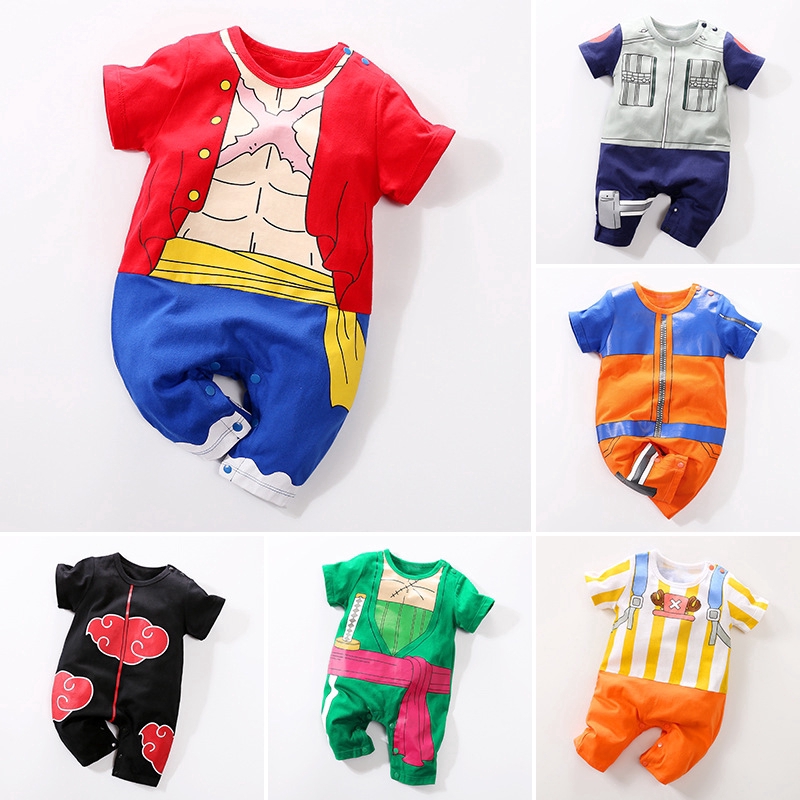 Baby Romper Dragon Ball Short Sleeve Baby Boy Girl Clothes