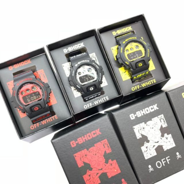 Casio Gshock DW 6900 Off White G Shock Lelaki Shopee Malaysia