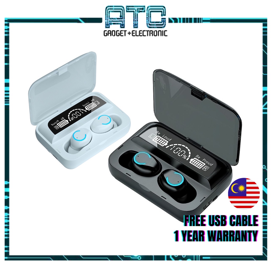 ATC Bluetooth Earphone Wireless Sports Earbuds Waterproof Digital