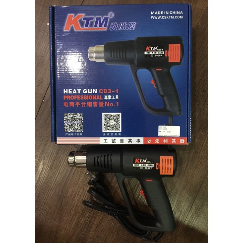 KTM HEAT GUN 2000W C03 TWO PIN PLUG | Shopee Malaysia