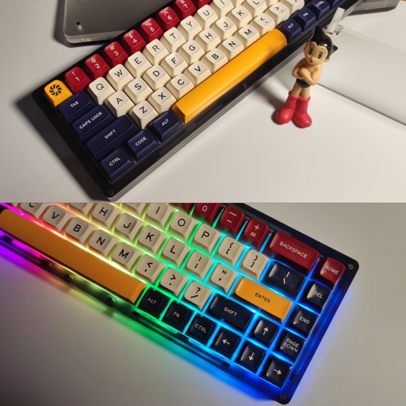FK680 Pro Gasket mount keyboard plateless hotswap rgb mechanical