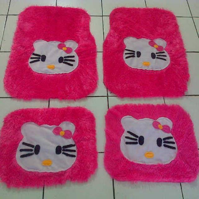 Hello kitty doraemon keropi character car carpet | Shopee Malaysia