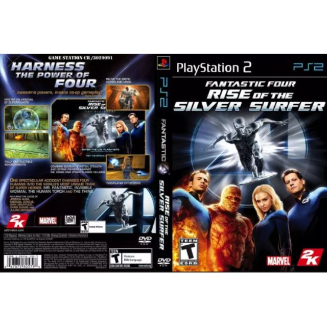 Fantastic four rise of deals the silver surfer ps2