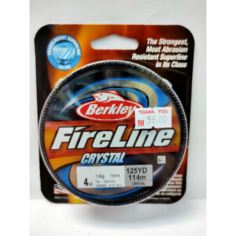 Berkley Fireline Crystal & Flame Green 125yd(114m) | Shopee Malaysia