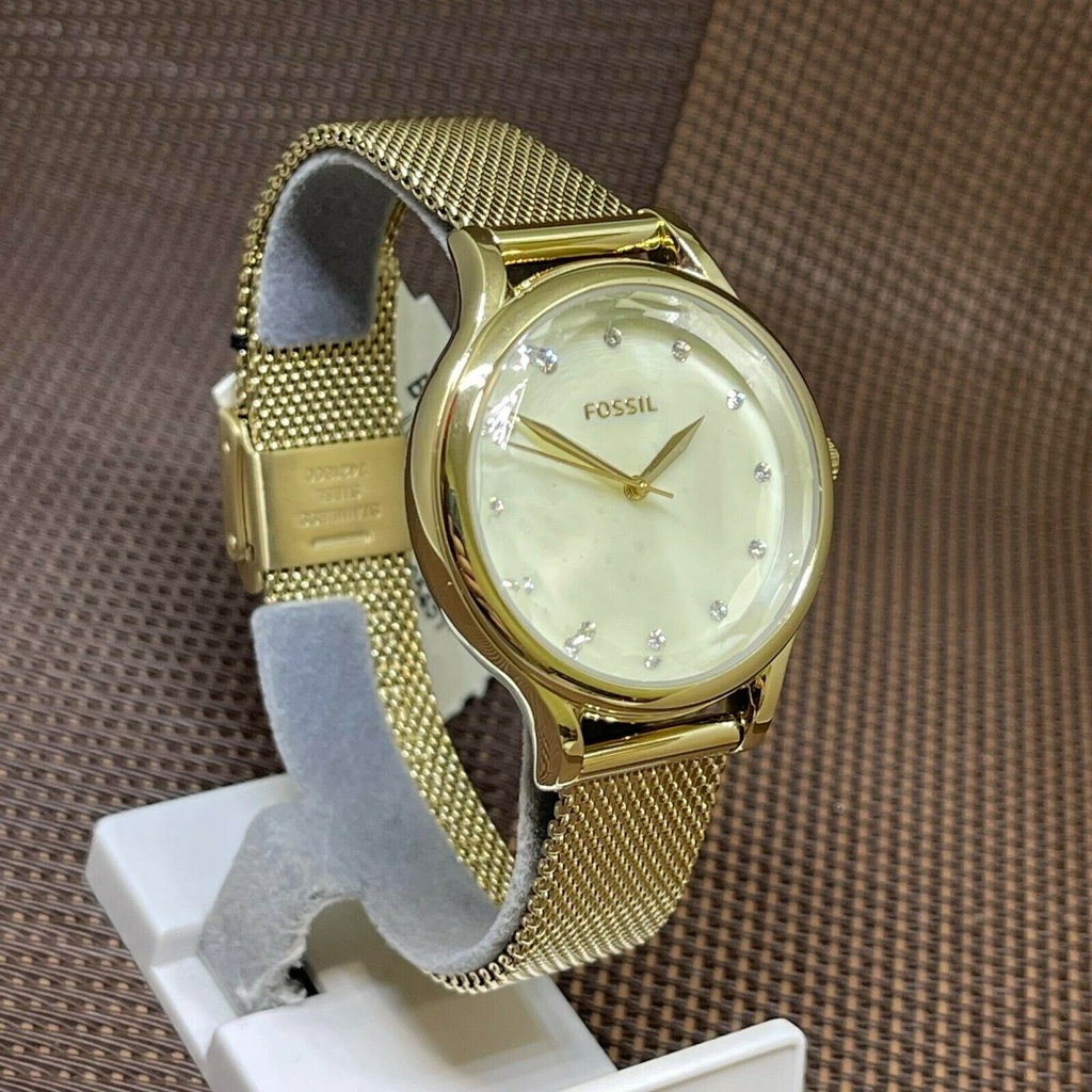 Fossil BQ3391 Laney Three Hand Gold Tone Stainless Steel Analog Ladies Watch Shopee Malaysia