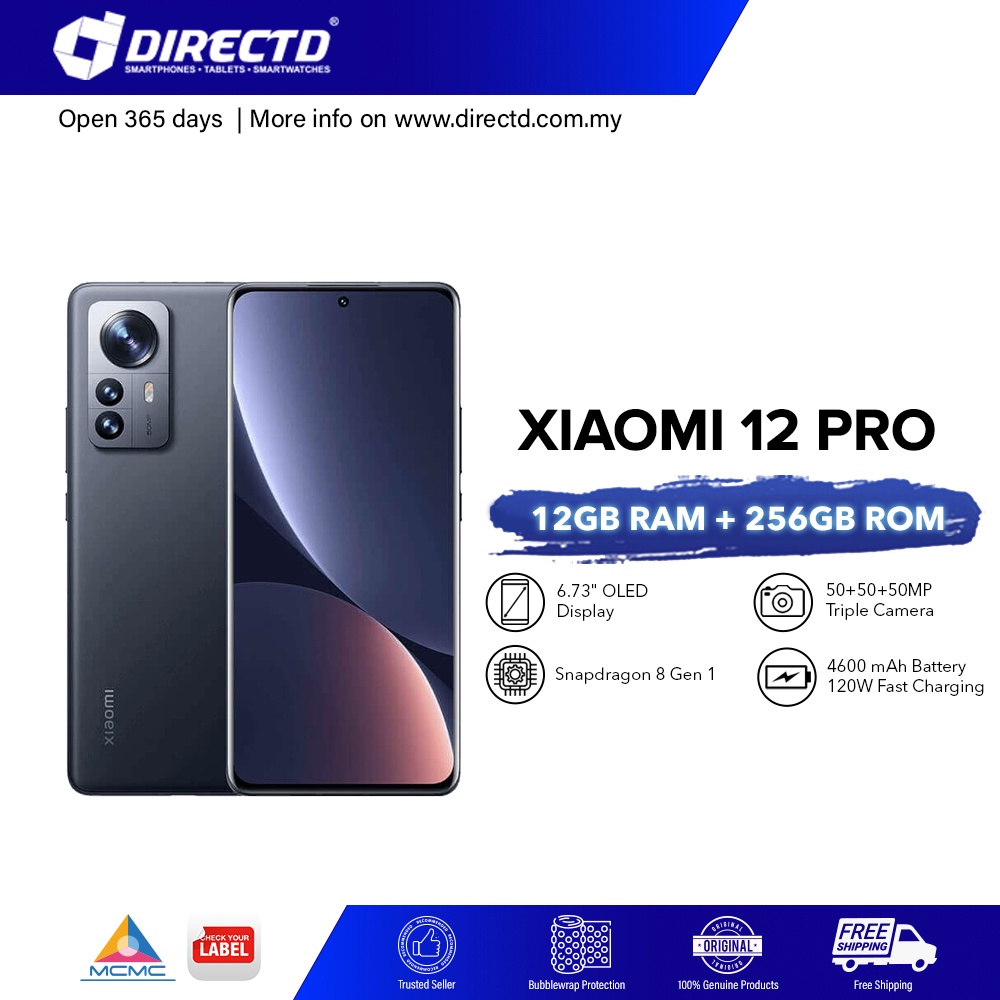 Xiaomi 12 Pro [12GB RAM | 256GB ROM] | Shopee Malaysia